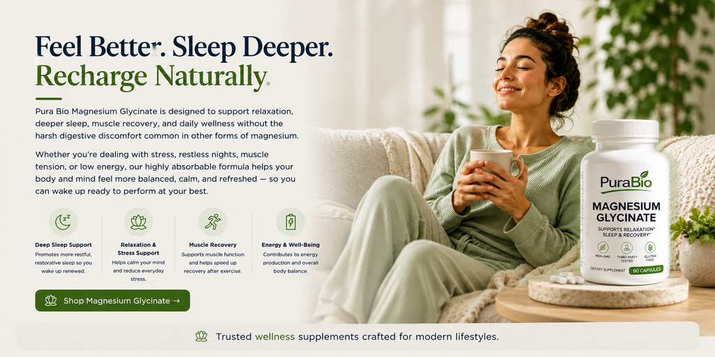 Magnesium Glycinate — Sleep & Recovery Support